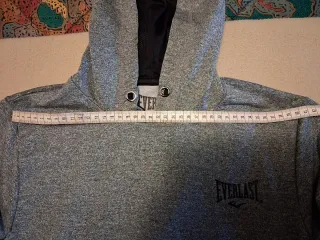 Felpa con cappuccio Everlast grigia