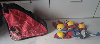 Bolsa para patines Runfit roja