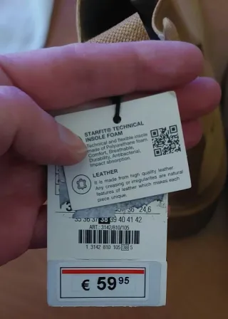 Botín Chelsea Piel Beige Talla 38