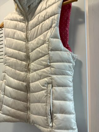 Chaleco blanco niña