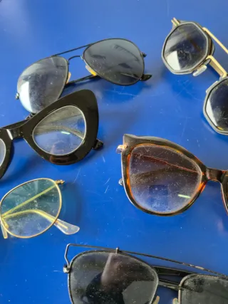 Lotto di 9 Vari Occhiali da Sole