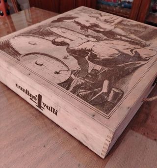 Cassetta-valigetta in legno