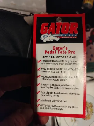 Gator Pedal Tote Pro custodia per pedali