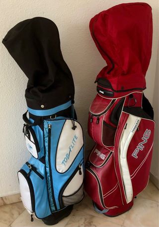 Bolsas de golf PING y Top Flite