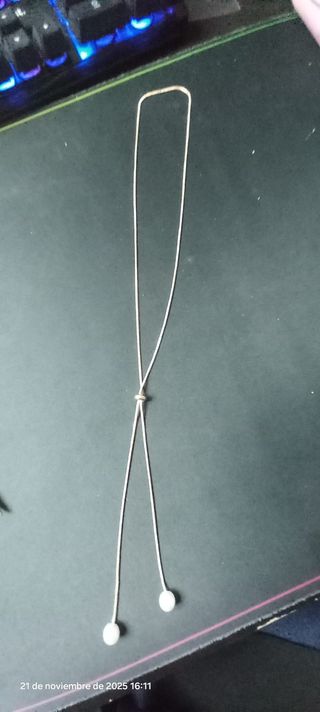 Collar bisutería con perlas