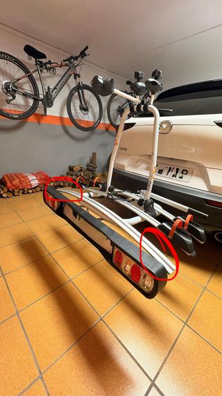 Portabicicletas para bola de enganche