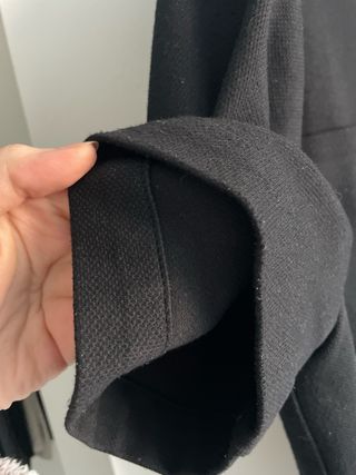 Camisa Zara manga corta negra