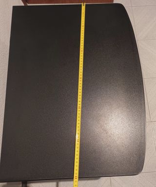 Mesa auxiliar TV 3 estantes con ruedas