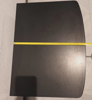 Mesa auxiliar TV 3 estantes con ruedas