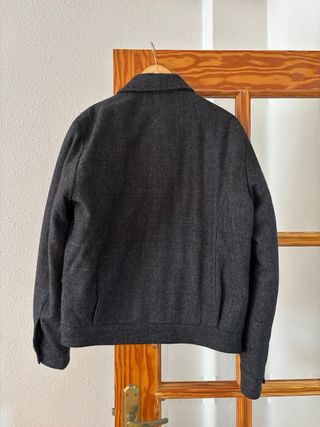 Chaqueta de vestir de Lana. Mango Gris Talla M
