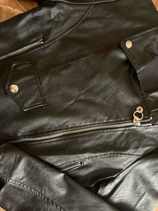 Chaqueta Biker Negra