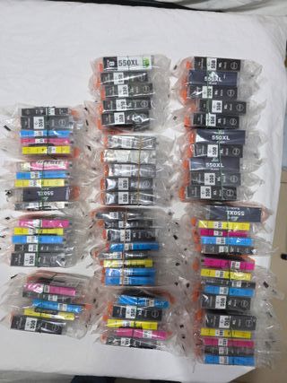 1 blu, 7 neri grandi, 11 neri piccoli Set canon 55