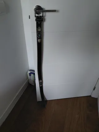 Cinturón talla L de hombre negro cuero