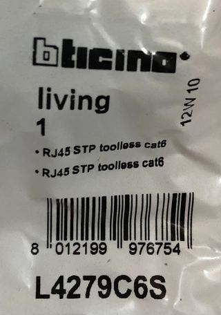 OMNIALUXSTORE BTICINO LIVINGLIGHT L4279C6S 3 PEZZI