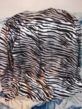 Camisa hombre estampado cebra