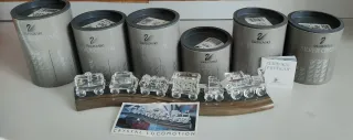 Trenino Swarovski Silver Crystal certificato