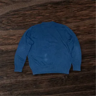 Jersey dockers de punto azul con rombos