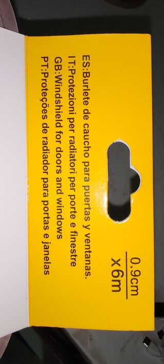 Fita de calafetagem Bossram Forma D