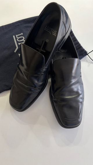 Zapatos Lottusse Negros Hombre