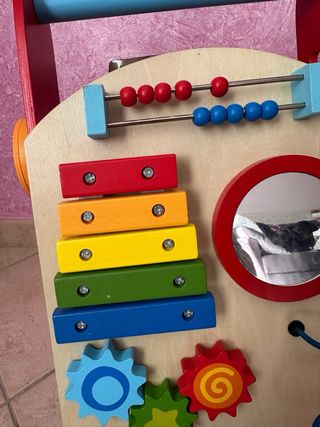 Carrellino primi passi in legno