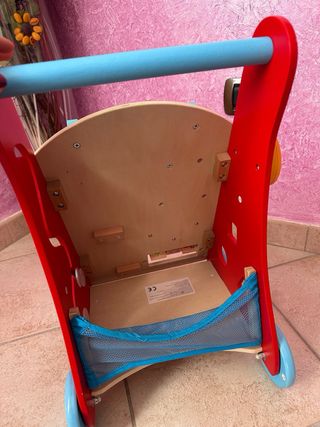 Carrellino primi passi in legno