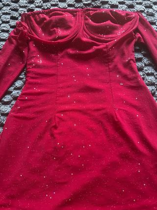 Vestido fiesta rojo