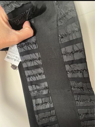 Fajín Adolfo Domínguez Negro Fiesta