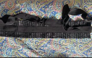 Fajín Adolfo Domínguez Negro Fiesta