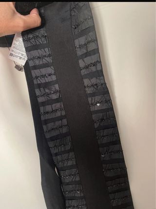 Fajín Adolfo Domínguez Negro Fiesta