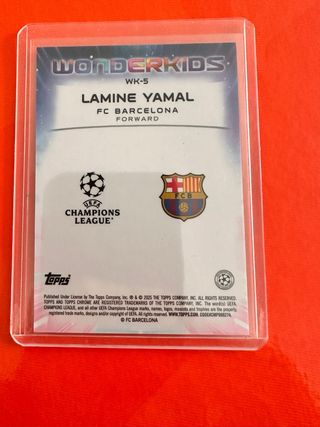Carta Topps Chrome Lamine Yamal FC Barcelona