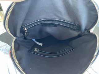 Mochila Desigual Negra Flores Bordadas NUEVA