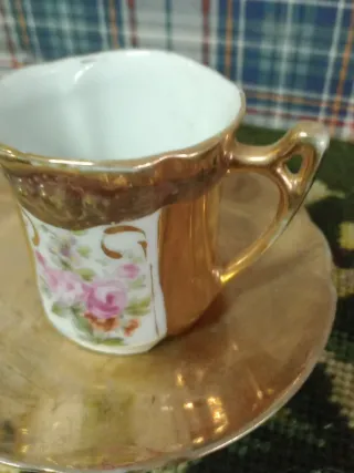 Set 2 Tazzine Vintage con Piattini