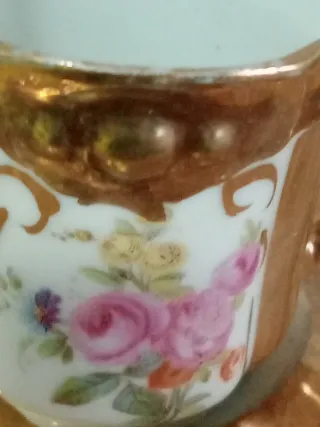 Set 2 Tazzine Vintage con Piattini