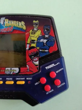 Consola Portátil Tiger Power Rangers Turbo 1997