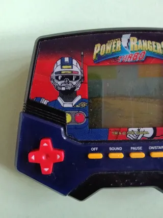 Consola Portátil Tiger Power Rangers Turbo 1997