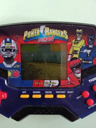 Consola Portátil Tiger Power Rangers Turbo 1997