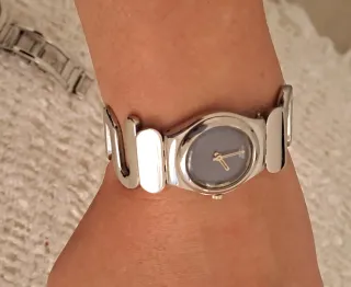 Reloj Swatch Mujer Acero Inoxidable Azul