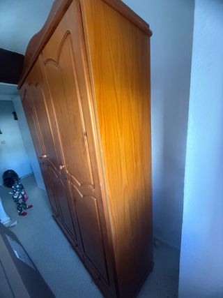 Armario provenzal 3 puertas madera