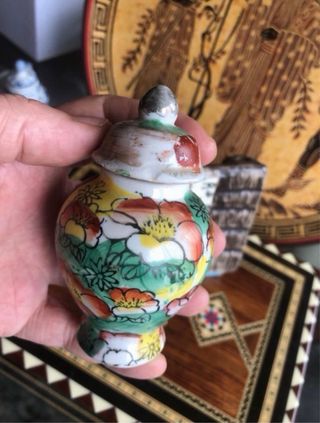 Lotto di 4 Antiche Ceramiche da Collezione