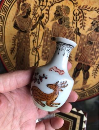 Lotto di 4 Antiche Ceramiche da Collezione