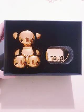 Joyero Tous Oso Dorado Rosa