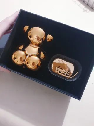 Joyero Tous Oso Dorado Rosa