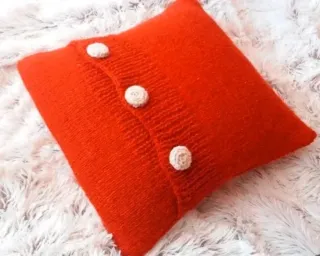 Cuscino decorativo rosso