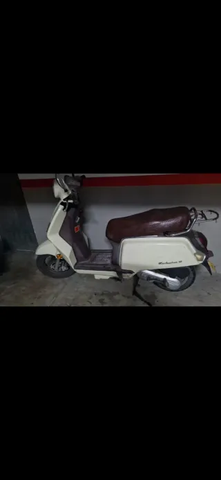 Vespa Beige y Marrón