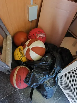Lote di 11 Palloni da Pallacanestro
