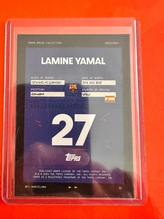 Lamine Yamal Topps 2023/2024 FC Barcelona
