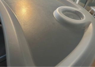 Trona Maxi-Cosi gris y madera