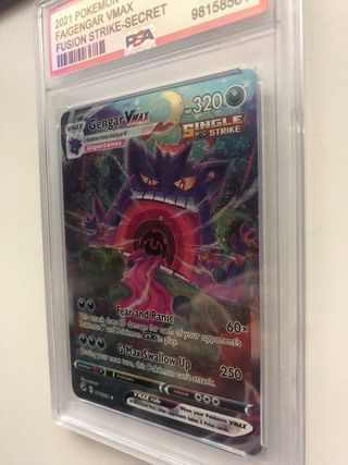 Gengar VMAX PSA 10 Fusion Strike Secret