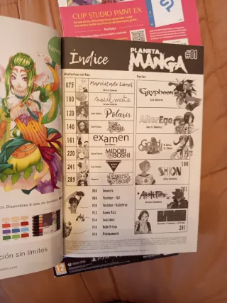 Planeta Manga nº 1, 2 y 5