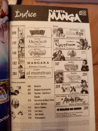 Planeta Manga nº 1, 2 y 5